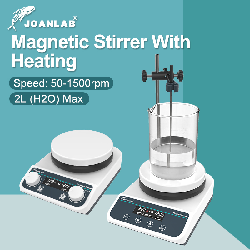 Magnetic Stirrer Hotplate - JOANLAB Magnetrührer mit Heizrührer, Laborthermostat, Digitalanzeige,