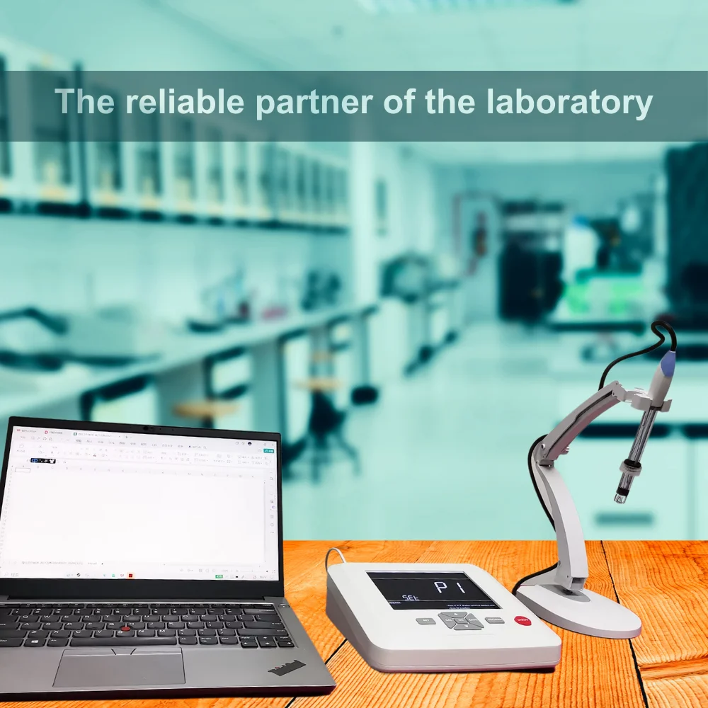 Medical Lab Quality Control - NEUES Desktop-pH-Analysegerät mit pH-Elektrode, hochauflösendes LCD-pH-Messgerät